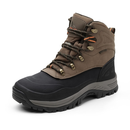 Mens wide slip on winter best sale boots